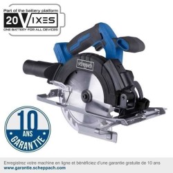 Scie circulaire sans fil C-HCS165-X - lame 165mm coupe max 53mm a 90°