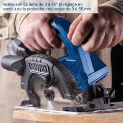 Scie circulaire sans fil BC-CS165-X - brushless lame 165mm coupe max 5