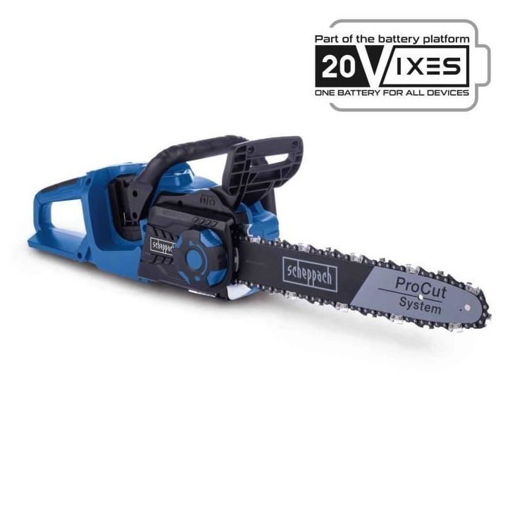 Tronçonneuse sans fil BC-CS355Duo-X - longueur de coupe 33,5cm - SCHEPPACH 20V IXES - sans batterie ni chargeur