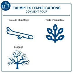 Tronçonneuse sans fil BC-CS355Duo-X - longueur de coupe 33,5cm - SCHE