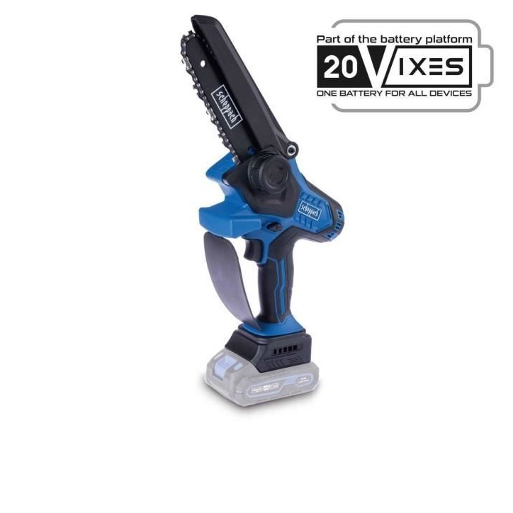 Tronçonneuse sans fil BC-PS150-X - longueur de coupe de 15,8cm + compacte et légere - SCHEPPACH 20V IXES - sans batterie ni ch