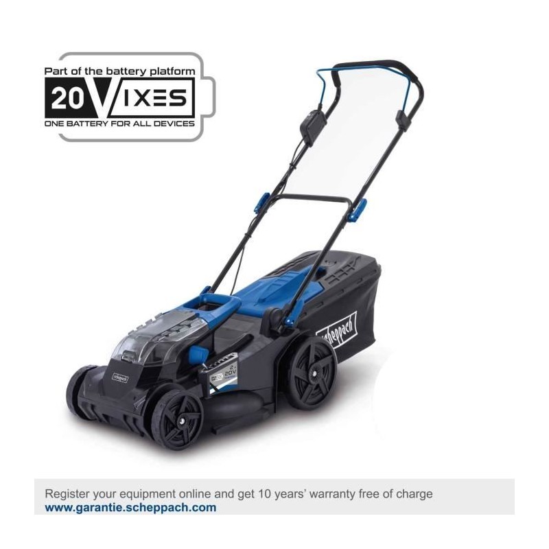 Tondeuse sans fil BC-MP430-X - coupe 43cm + mulching + ramassage + hau Tondeuse sans fil BC-MP430-X - coupe 43cm + mulching + ramassage + hau
