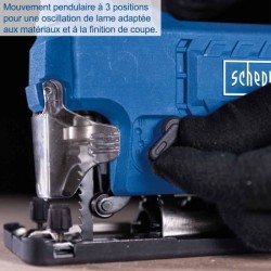 Scie sauteuse sans fil C-JS220-X - coupe max 19mm coupes 45°/30°/15
