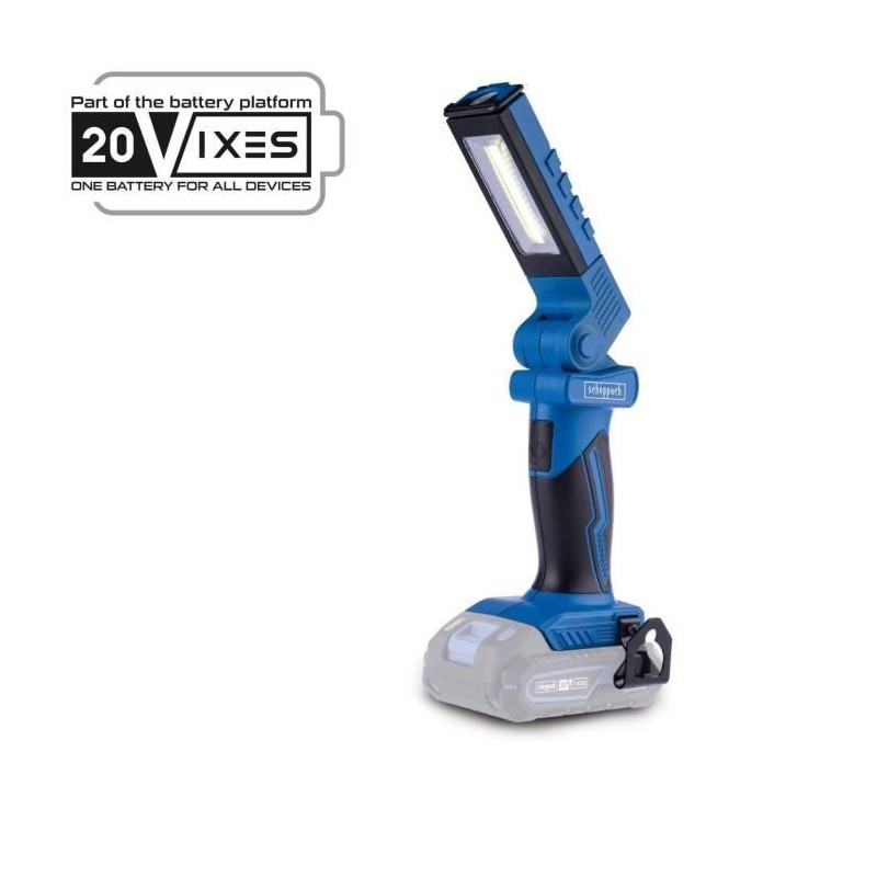 Lampe sans fil C-WL20-X - 300lm max 6200K projecteur/torche - SCHEPPAC