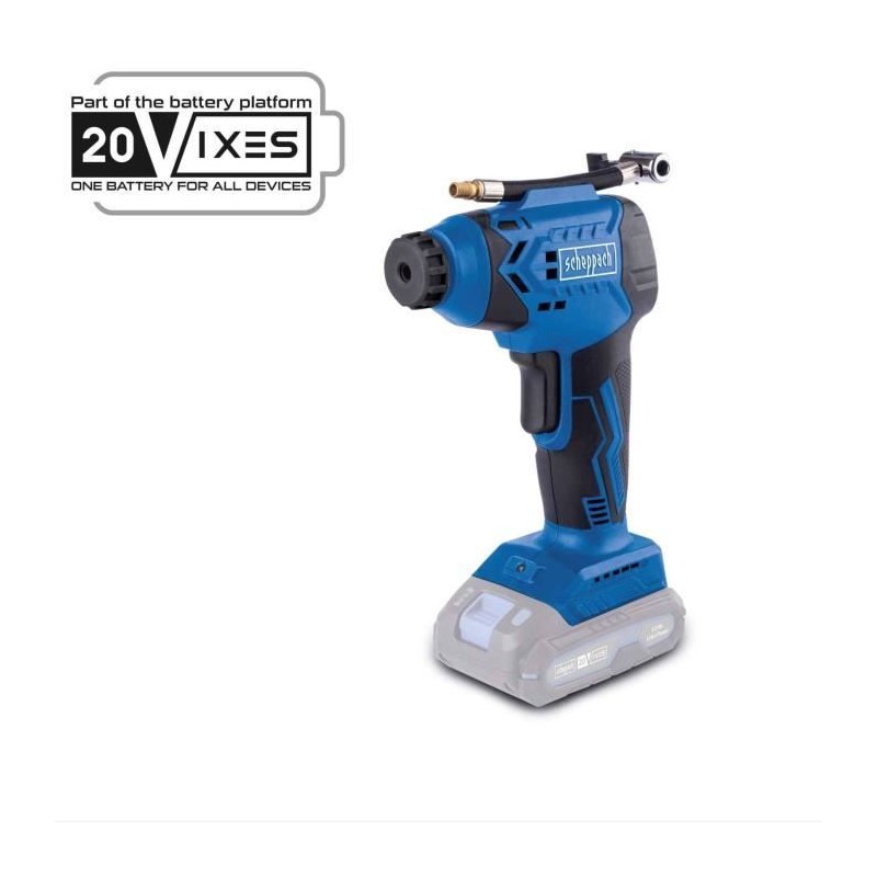 Compresseur sans fil C-AC20-X - pression max 7 bars - 6 accessoires in