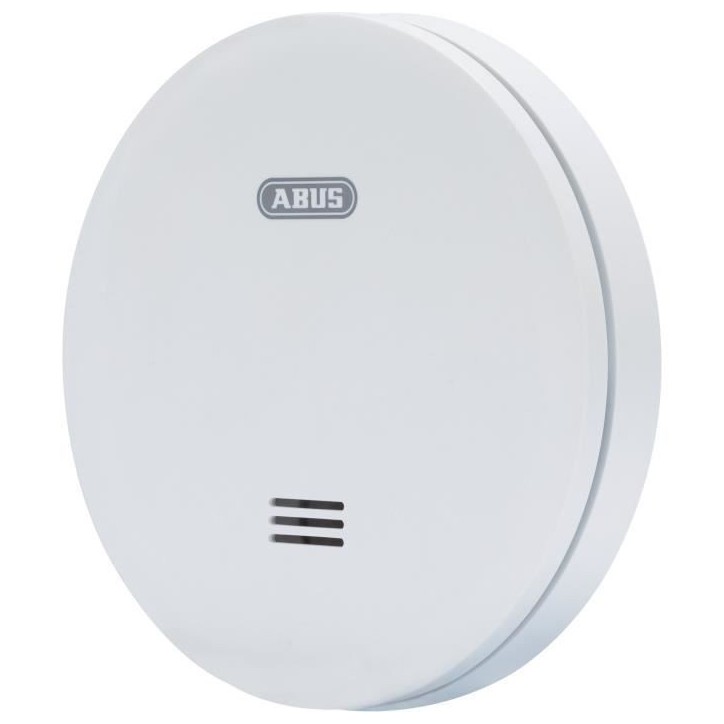 Détecteur de fumée - ABUS - RWM160 - Design ultraplat - Protection 40 m² - Alarme 85 dB - Pile lithium 10 ans