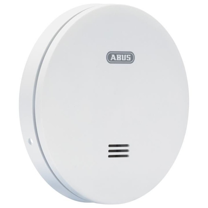 Détecteur de fumée - ABUS - RWM160 - Design ultraplat - Protection 40 m² - Alarme 85 dB - Pile lithium 10 ans