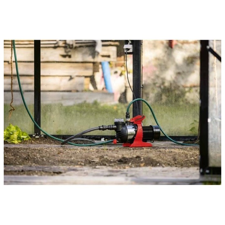 Pompe de jardin - Scheppach - GP1400JET - 6000 L/h - Profondeur max 8m - 4,8 bar Pompe de jardin - Scheppach - GP1400JET - 6000 L/h - Profondeur max 8m - 4,8 bar
