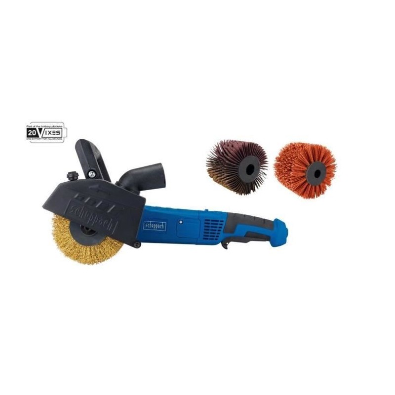 MRS1300 + 3 brosses (laiton, nylon, laniere abrasive) MRS1300 + 3 brosses (laiton, nylon, laniere abrasive)