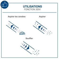 Aspirateur a cendre AVC25 - cuve de 20L - 1300W - SCHEPPACH