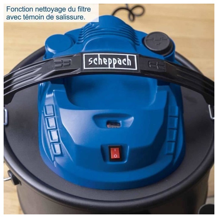 Aspirateur a cendre AVC25 - cuve de 20L - 1300W - SCHEPPACH Aspirateur a cendre AVC25 - cuve de 20L - 1300W - SCHEPPACH