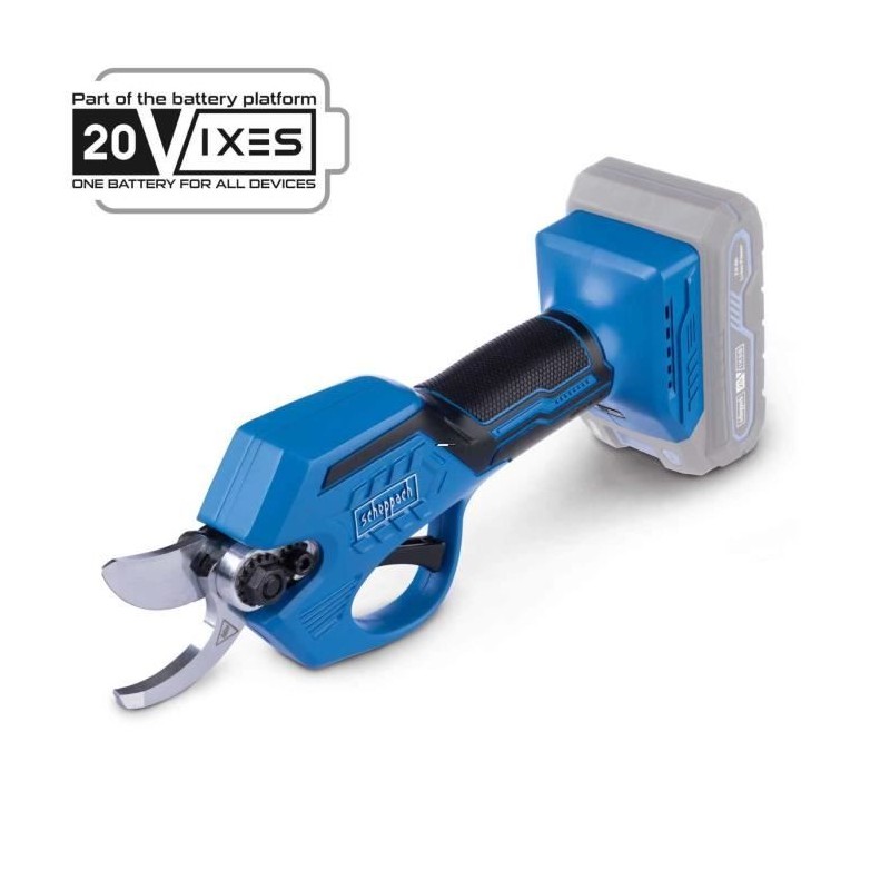 Sécateur sans fil BC-PRS29-X - SCHEPPACH - 28 mm de coupe - sans batt Sécateur sans fil BC-PRS29-X - SCHEPPACH - 28 mm de coupe - sans batt