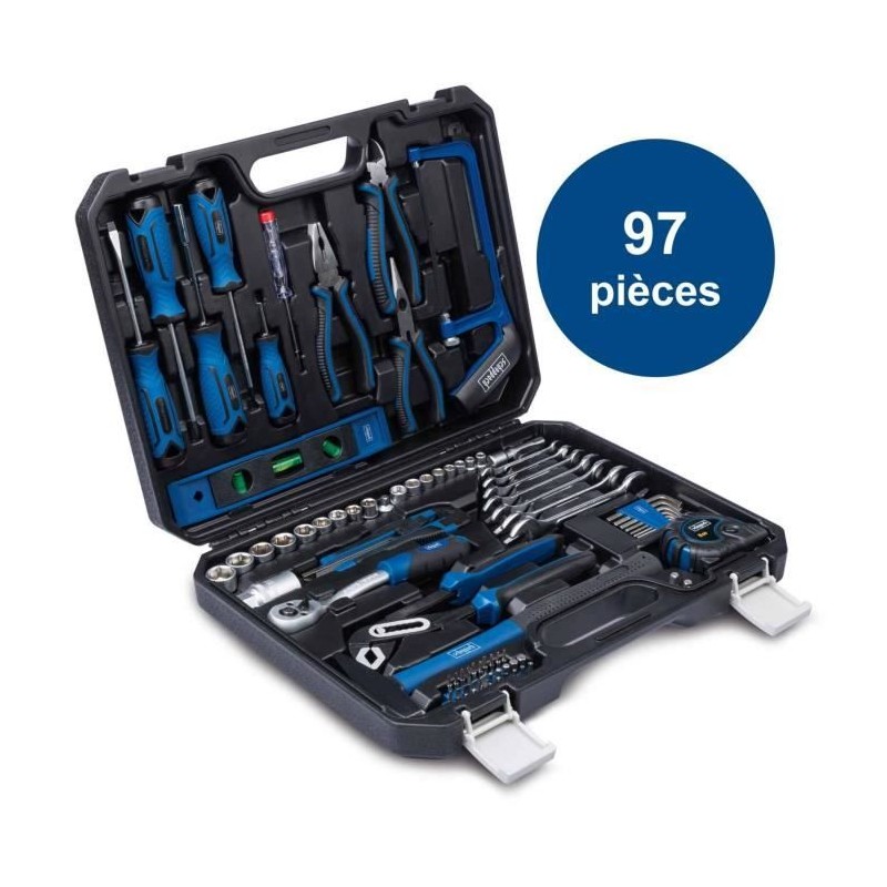 MALLETTE a OUTILS COMPLETE DE 97 PIeCES WZK120 chrome vanadium- SCHEPP