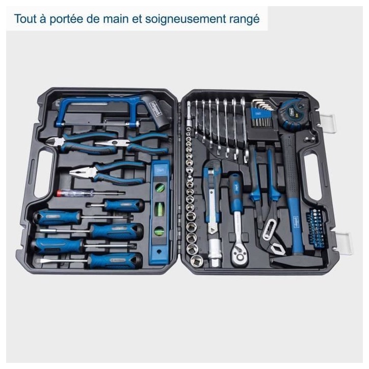 MALLETTE a OUTILS COMPLETE DE 97 PIeCES WZK120 chrome vanadium- SCHEPPACH