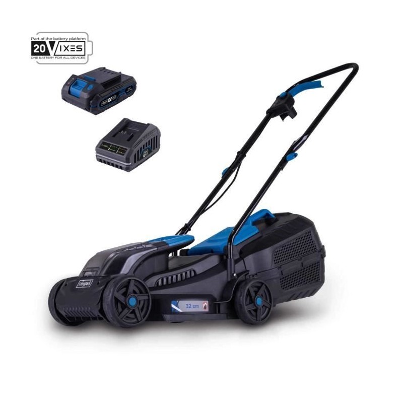 Tondeuse san fil BC-MP320-X + set batterie 1x4Ah 1x2,4Ah - SCHEPPACH Tondeuse san fil BC-MP320-X + set batterie 1x4Ah 1x2,4Ah - SCHEPPACH
