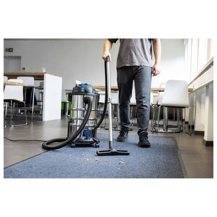 Aspirateur eau et poussiere VC30 premium - 1500 W - Cuve inox 30L - SCHEPPACH