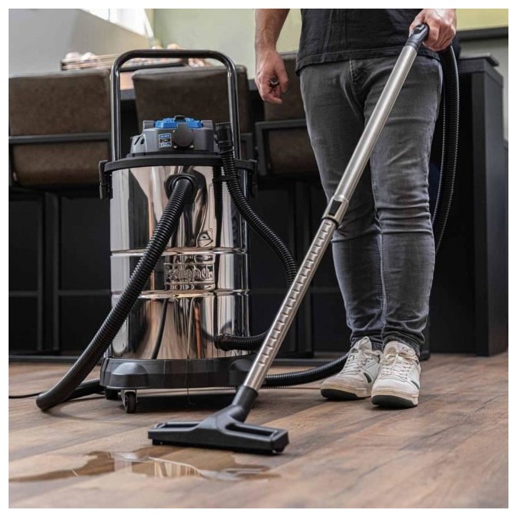 Aspirateur eau et poussiere VC50 - 1400 W - Cuve inox 50L - SCHEPPACH