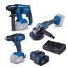 SCHEPPACH - Combot kit 20V IXES : perceuse + perforateur + meuleuse +
