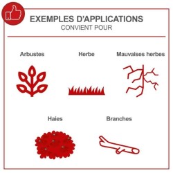 Débroussailleuse thermique 4 en 1 SCHEPPACH OMF52-4P (débrousailleus