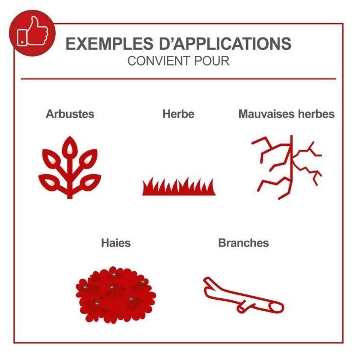 Débroussailleuse thermique 4 en 1 SCHEPPACH OMF52-4P (débrousailleuse, élagueuse, taille-haies, coupe-bordures)