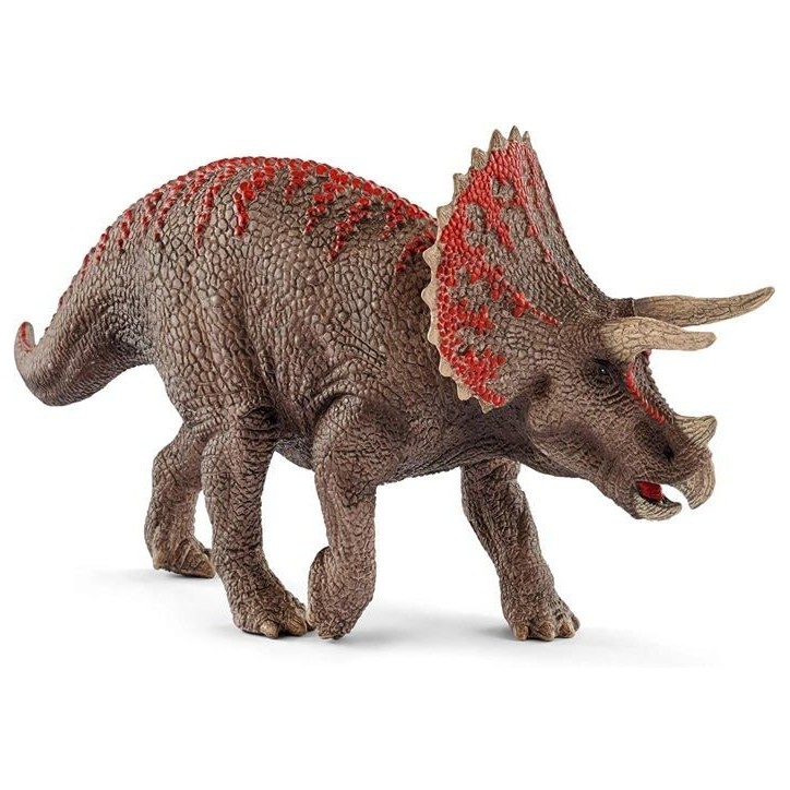 Figurine Tricératops réaliste - Figurine dinosaure authentique de l'ere Jurassique, Schleich 15000 Dinosaurs, Des 4 ans Figurine Tricératops réaliste - Figurine dinosaure authentique de l'ere Jurassique, Schleich 15000 Dinosaurs, Des 4 ans