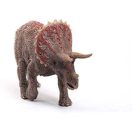 Figurine Tricératops réaliste - Figurine dinosaure authentique de l'ere Jurassique, Schleich 15000 Dinosaurs, Des 4 ans