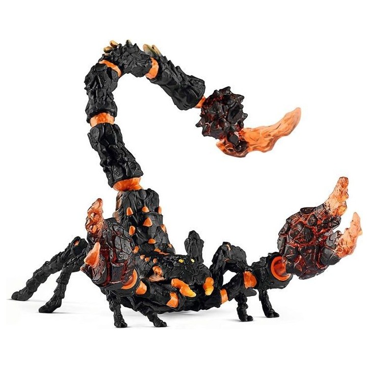 Scorpion de lave, figurine fantastique avec pieces mobiles et rotatives, jouet monstre pour enfants des 7 ans - schleich 70142 Scorpion de lave, figurine fantastique avec pieces mobiles et rotatives, jouet monstre pour enfants des 7 ans - schleich 70142