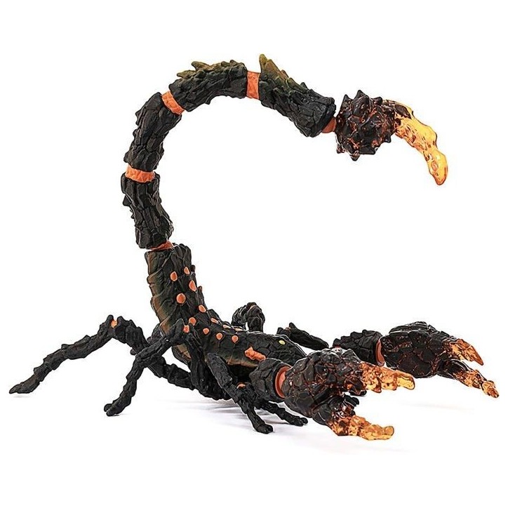 Scorpion de lave, figurine fantastique avec pieces mobiles et rotatives, jouet monstre pour enfants des 7 ans - schleich 70142 Scorpion de lave, figurine fantastique avec pieces mobiles et rotatives, jouet monstre pour enfants des 7 ans - schleich 70142