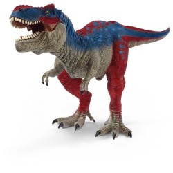 Figurine Tyrannosaure Rex bleu, Schleich 72155 Dinosaurs, Taille 28 cm