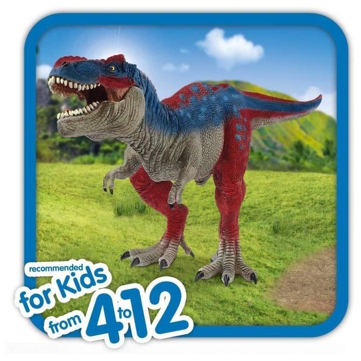 Figurine Tyrannosaure Rex bleu, Schleich 72155 Dinosaurs, Taille 28 cm, Des 3 ans Figurine Tyrannosaure Rex bleu, Schleich 72155 Dinosaurs, Taille 28 cm, Des 3 ans
