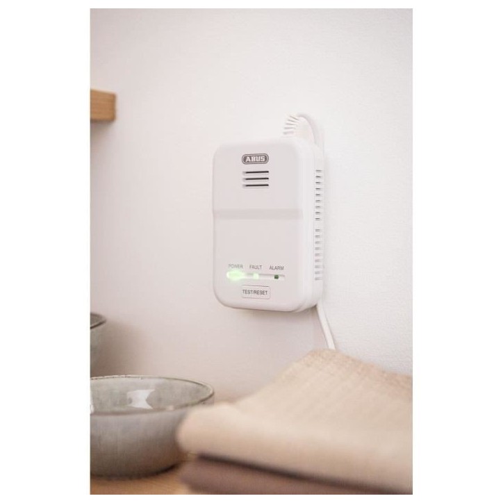 Détecteur de fumée - ABUS - GWM100ME - Connectable jusqu'a 10 appareils - Alarme 85 dB - Pile lithium 10 ans Détecteur de fumée - ABUS - GWM100ME - Connectable jusqu'a 10 appareils - Alarme 85 dB - Pile lithium 10 ans