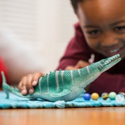 Figurine Mosasaurus, avec détails réalistes et mâchoire mobile, Sch