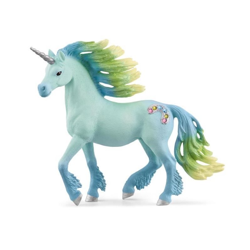 Figurine Licorne étalon Barbe a papa, Doux pelage, SCHLEICH 70722 bay Figurine Licorne étalon Barbe a papa, Doux pelage, SCHLEICH 70722 bay
