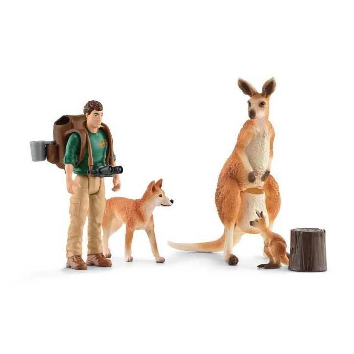Coffret Aventures en Océanie, figurines animaux sauvages, Schleich 42550 Wild Life, Pour enfant des 3 ans Coffret Aventures en Océanie, figurines animaux sauvages, Schleich 42550 Wild Life, Pour enfant des 3 ans