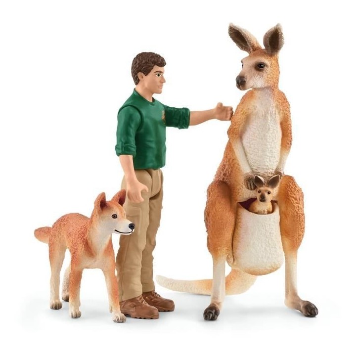 Coffret Aventures en Océanie, figurines animaux sauvages, Schleich 42550 Wild Life, Pour enfant des 3 ans Coffret Aventures en Océanie, figurines animaux sauvages, Schleich 42550 Wild Life, Pour enfant des 3 ans
