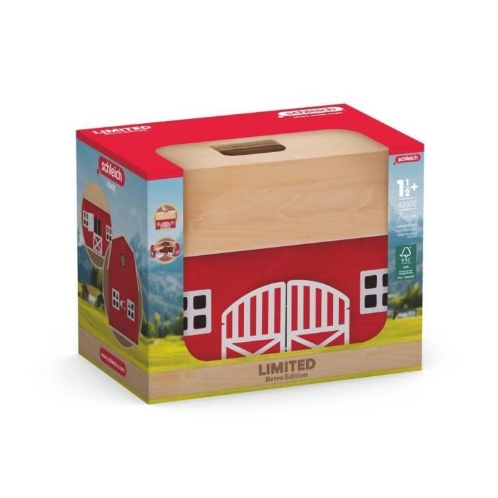 Figurine Ferme en bois rétro, Schleich 42602 Gamme Farm World Figurine Ferme en bois rétro, Schleich 42602 Gamme Farm World