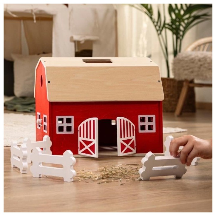 Figurine Ferme en bois rétro, Schleich 42602 Gamme Farm World Figurine Ferme en bois rétro, Schleich 42602 Gamme Farm World