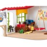 Hôtel des Animaux de la Ferme - Grand coffret de 54 Pieces de Jouets