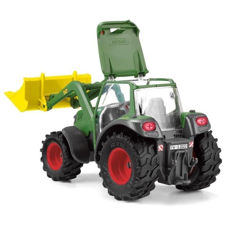 Tracteur et remorque, Coffre schleich avec 1 tracteur, 1 rremorque, 1 figurine humaine articulée, 1 figurine chien, pour enfant Tracteur et remorque, Coffre schleich avec 1 tracteur, 1 rremorque, 1 figurine humaine articulée, 1 figurine chien, pour enfant