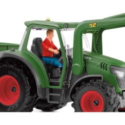 Tracteur et remorque, Coffre schleich avec 1 tracteur, 1 rremorque, 1