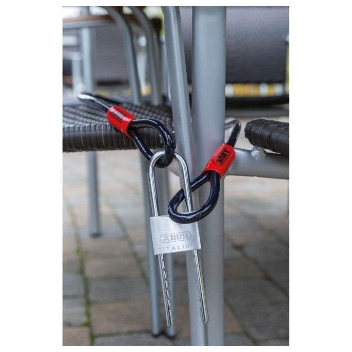 Cadenas - ABUS - 64TI/50HB60-150 B/DFNLI Titalium - Corps aluminium - Clé paracentrique