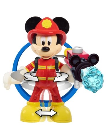 Figurine Pompier Mickey 15 cm - DISNEY - Jouet pour enfants des 3 ans - MCC20 - Articulée