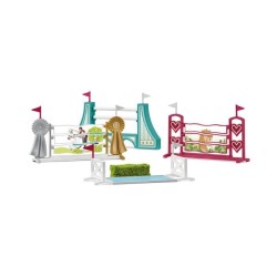 Accessoires pour obstacles, Schleich 42612 Horse Club, des 5 ans, 19 x