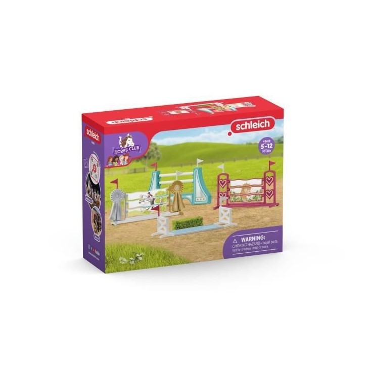 Accessoires pour obstacles, Schleich 42612 Horse Club, des 5 ans, 19 x 6 x 14,6 cm