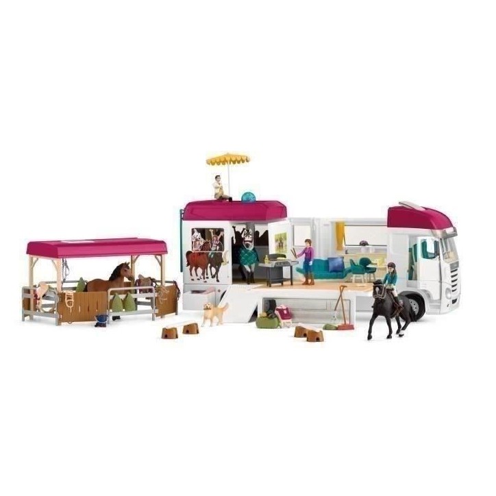 Camping-Car Equestre, schleich 42619 HORSE CLUB - coffret, 227 pieces, des 5 ans