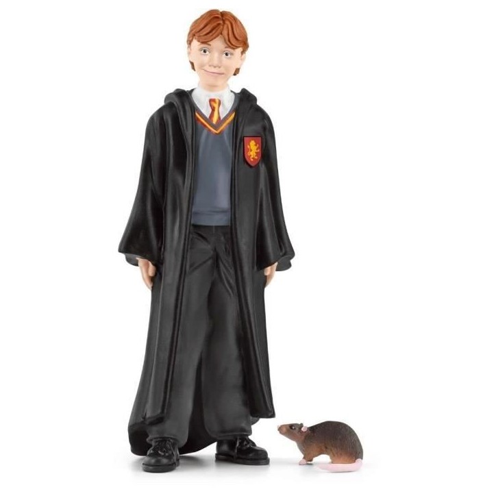 Ron et croûtard, Figurine de l'univers Harry Potter, pour enfants des 6 ans, 4 x 2 x 10 cm - schleich 42634 WIZARDING WORLD Ron et croûtard, Figurine de l'univers Harry Potter, pour enfants des 6 ans, 4 x 2 x 10 cm - schleich 42634 WIZARDING WORLD