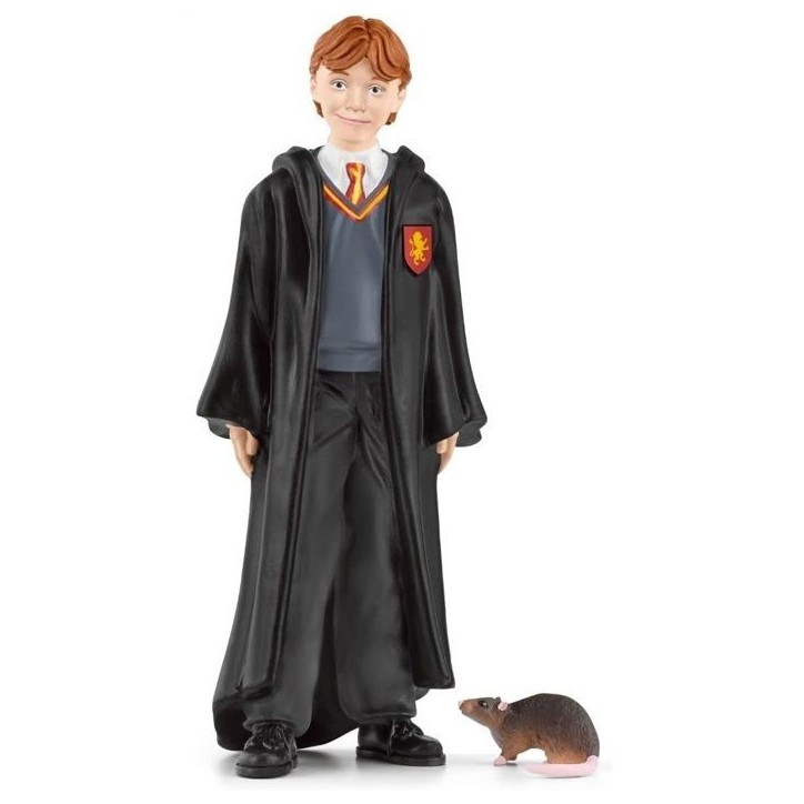 Ron et croûtard, Figurine de l'univers Harry Potter, pour enfants des 6 ans, 4 x 2 x 10 cm - schleich 42634 WIZARDING WORLD Ron et croûtard, Figurine de l'univers Harry Potter, pour enfants des 6 ans, 4 x 2 x 10 cm - schleich 42634 WIZARDING WORLD