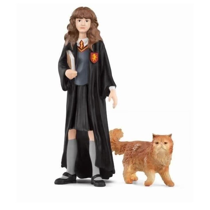 Figurine Hermione et Pattenrond, Harry Potter, pour enfants des 6 ans, Schleich 42635 Harry Potter, Univers WIZARDING WORLD