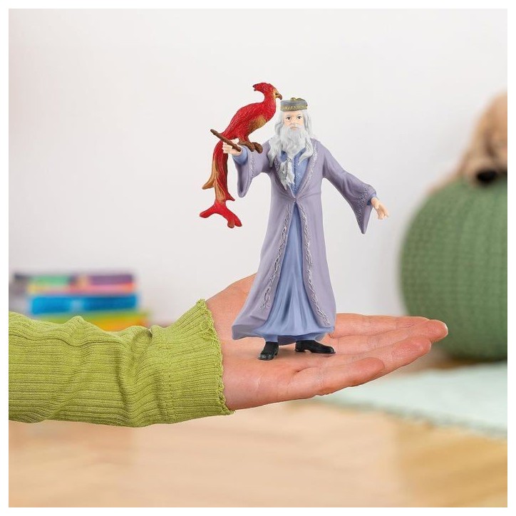 Figurine Dumbledore et Fumseck, Harry Potter, pour enfants des 6 ans, Schleich 42637 Harry Potter, Univers WIZARDING WORLD Figurine Dumbledore et Fumseck, Harry Potter, pour enfants des 6 ans, Schleich 42637 Harry Potter, Univers WIZARDING WORLD