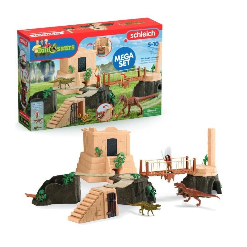 Grande Conquete du temple perdu, Playset figurines, SCHLEICH 42656 Din Grande Conquete du temple perdu, Playset figurines, SCHLEICH 42656 Din